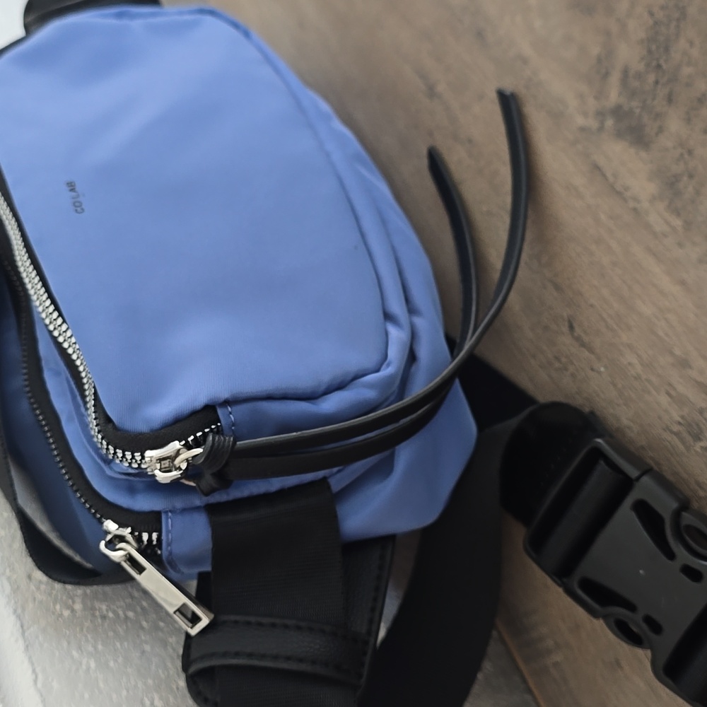 Colab Blue and Black Belt Bag - Picture 3 of 10